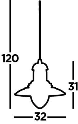 Hängelampe Fisherman Ø 32cm Searchlight 5013874201218