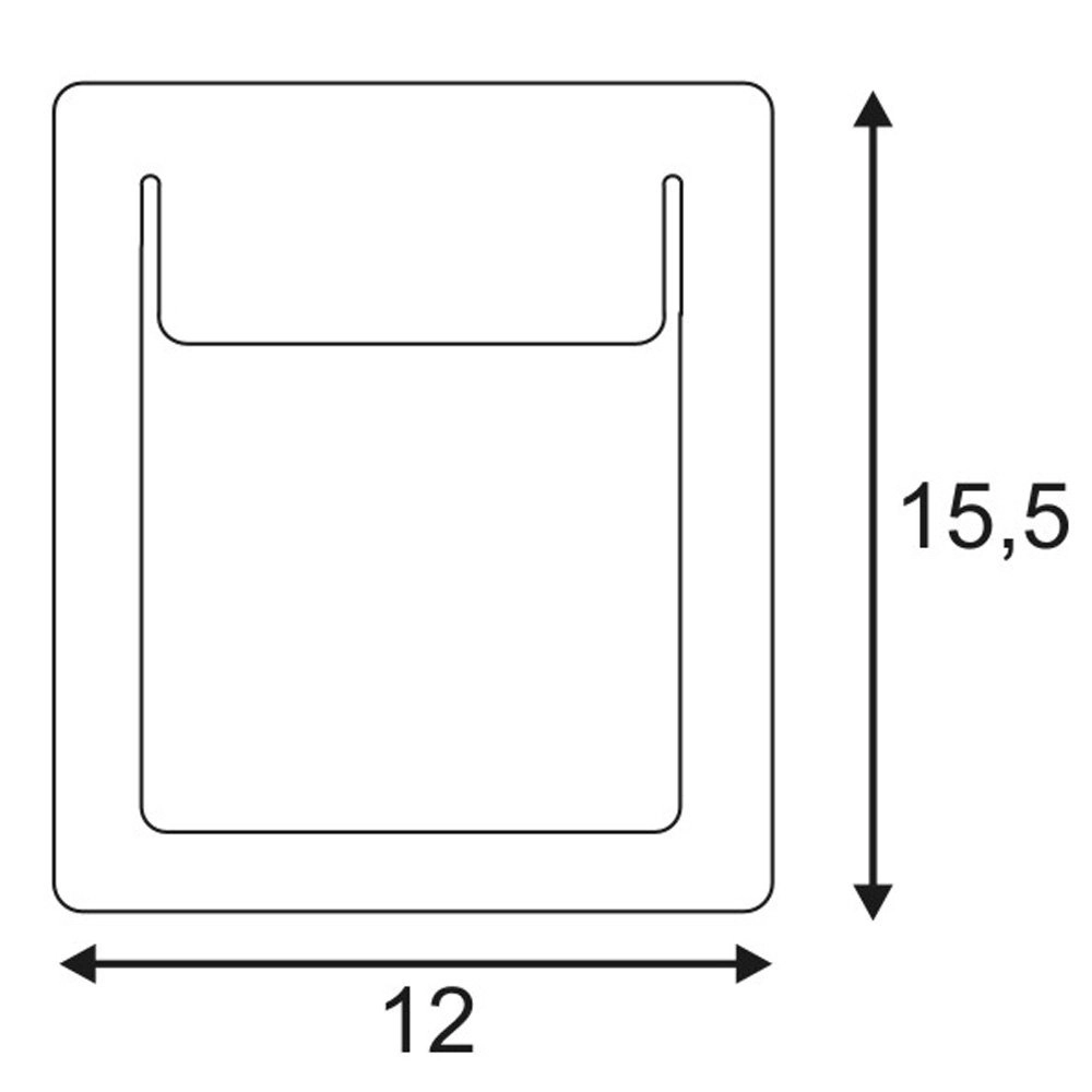 LED-Einbauleuchte Downunder Pur 15,5 cm weiß SLV 4024163134866