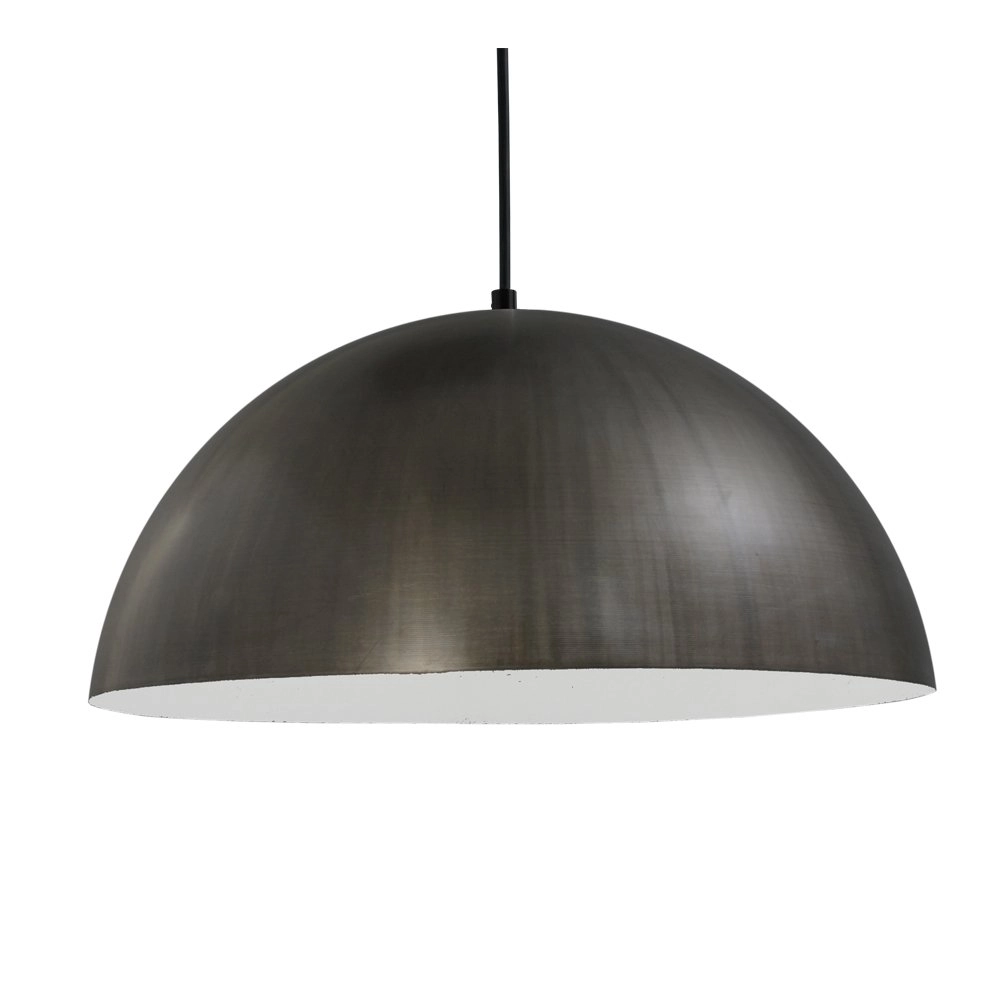 Coole schwarze Pendelleuchte Industria Gunmetal 40
