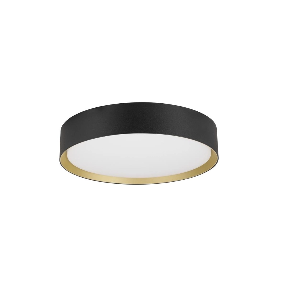Deckenlampe Decona Ø 30cm schwarz mit gold - 3000K/4000K SLV 4024163302968