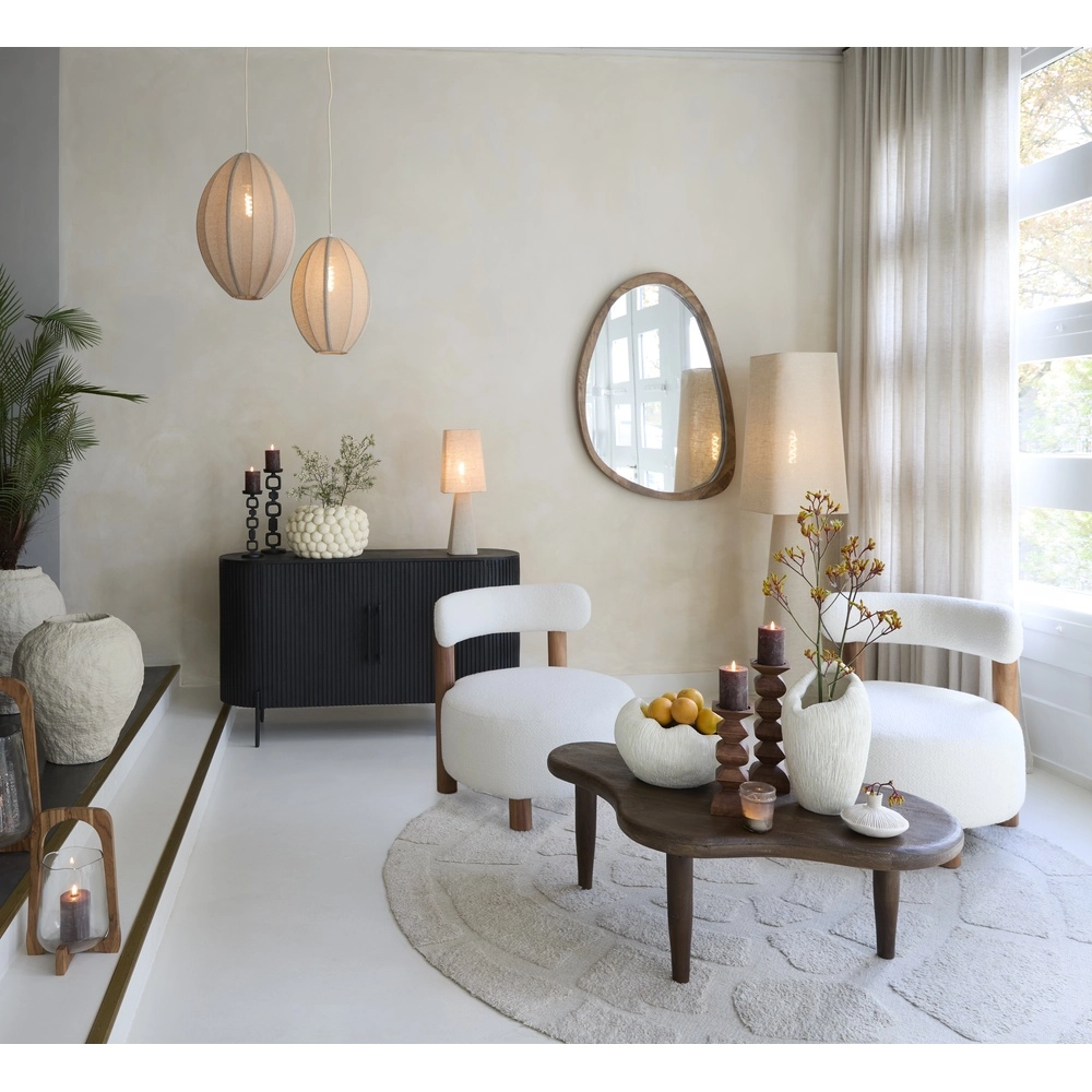 Japandi-Pendellampe Milatos Ø 28,5 cm - 1x E27 Light & Living 8717807743079