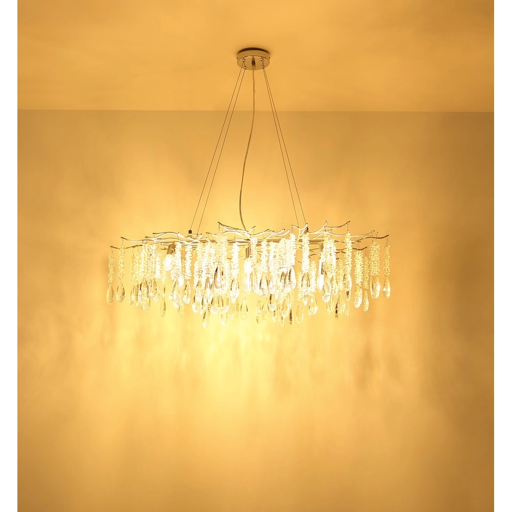 Pendellampe Kinga Silbergrau 150 cm Globo 9007371575992