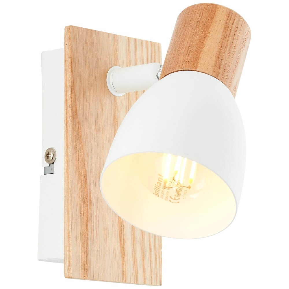 Wandlampe Daintree Weiß Brilliant 4004353408656