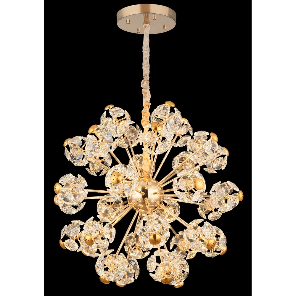 Goldene Pendellampe Floriella Ø 80cm Globo 9007371510559