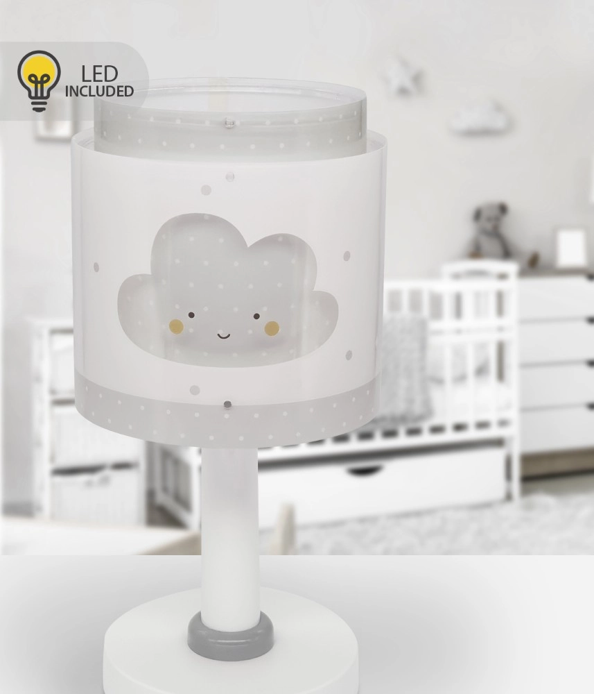Tischlampe Baby Dreams weißes Leuchten im Dunkeln Dalber 8420406002590