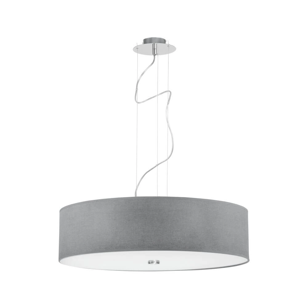Graue Hängelampe Viviane Ø 63cm Lyora 5903139677394