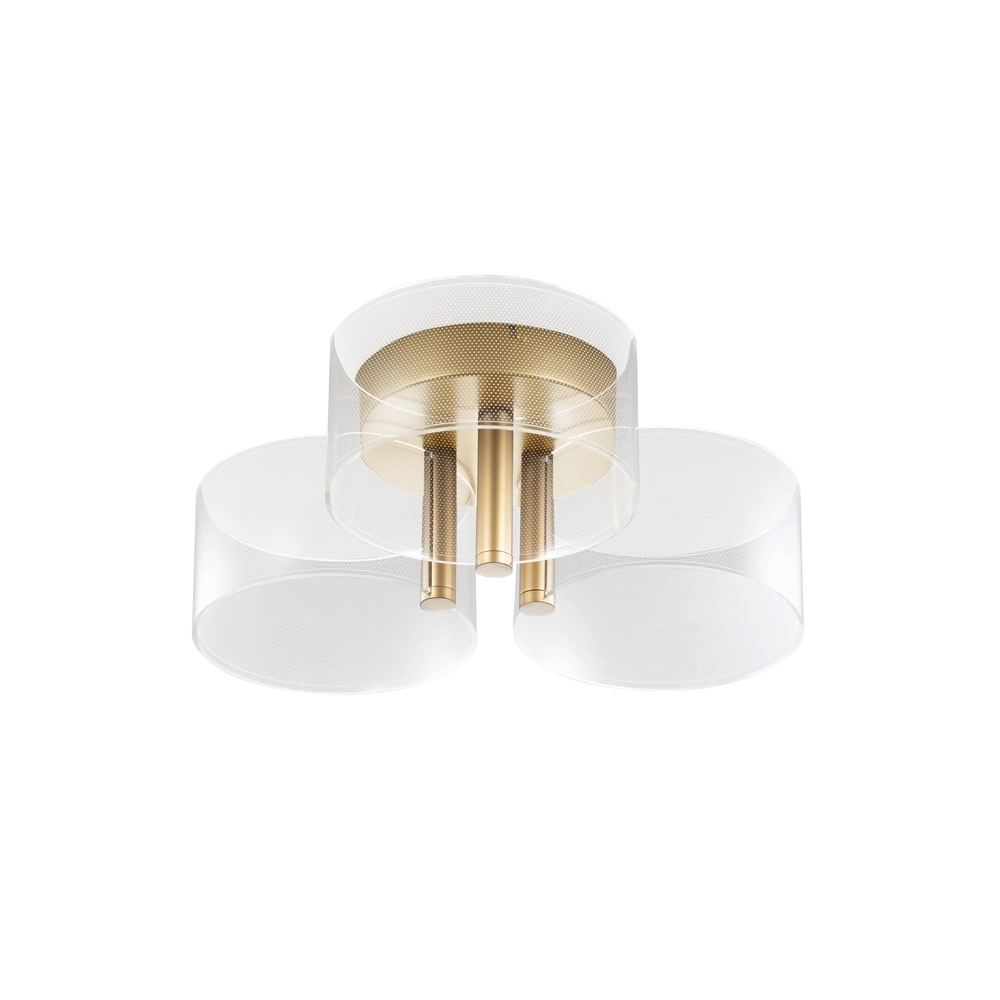 Design-Deckenleuchte Gatlin gold Ø 44cm Lyora 5212017433497