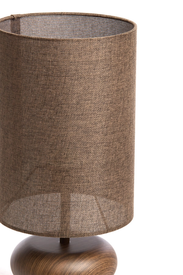 Tischlampe Danialo Holz mit Braun 60cm Light & Living 8717807759605