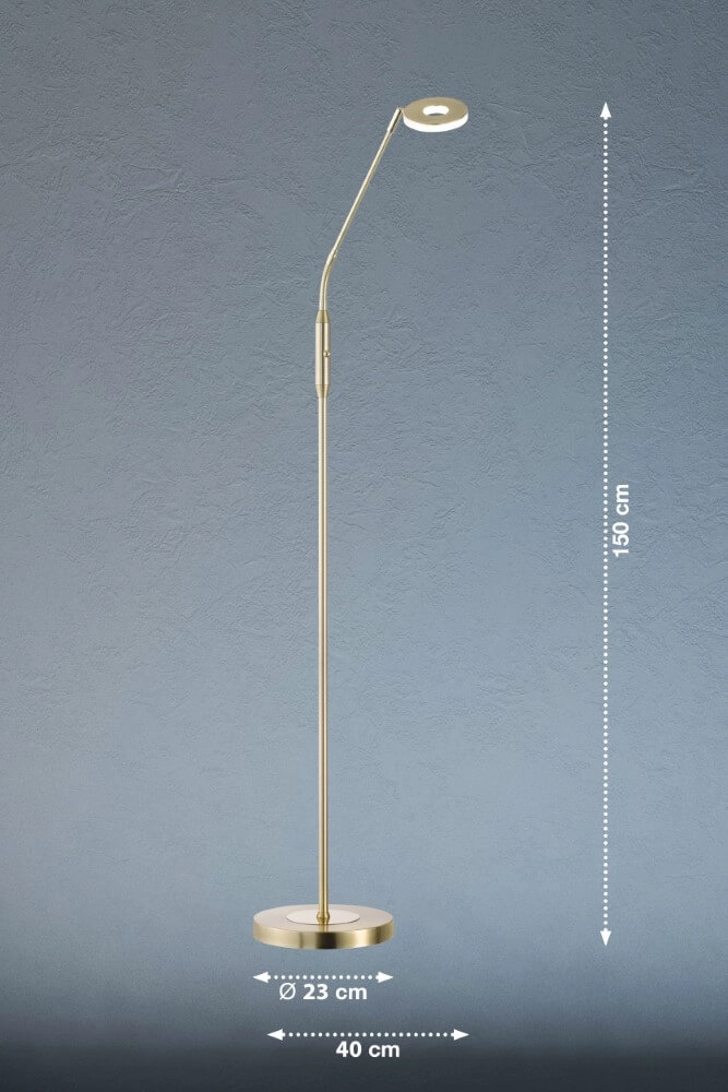 Leselampe aus Messing Dent Fischer & Honsel 4001133401098