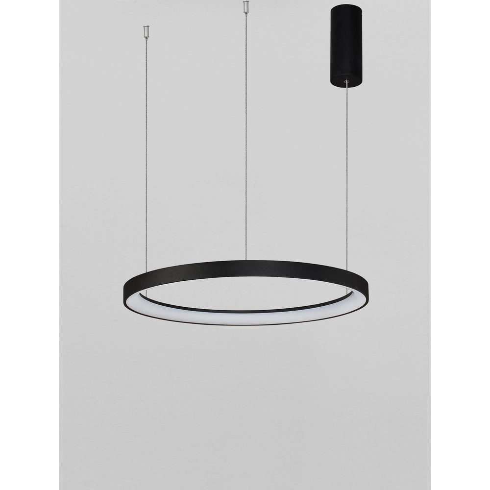 Design-Pendelleuchte Pertino schwarz Ø 48cm 2700K Lyora 5212017446039