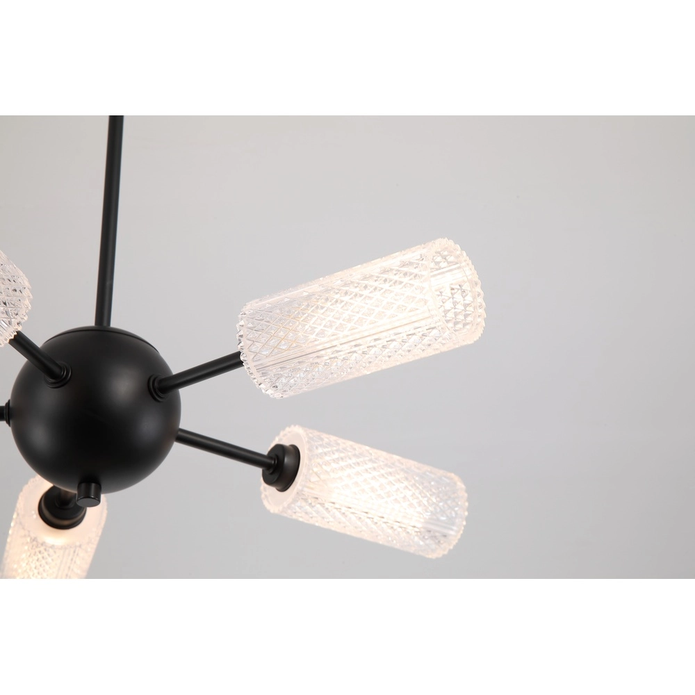 Deckenlampe Cosmic schwarz 5-flammig Searchlight 5053423302492