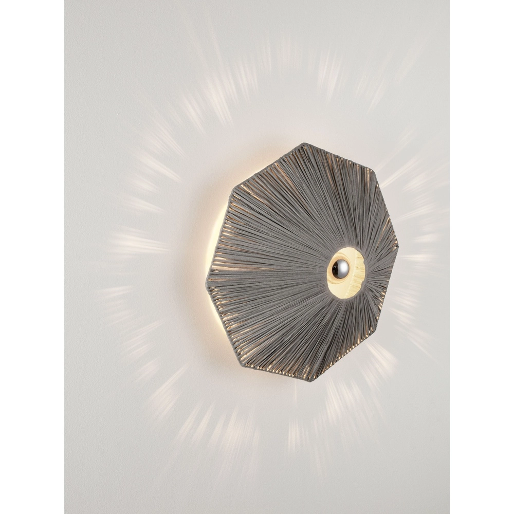 Wandlampe Elvio graue Ø 45cm Lyora 5212017493897
