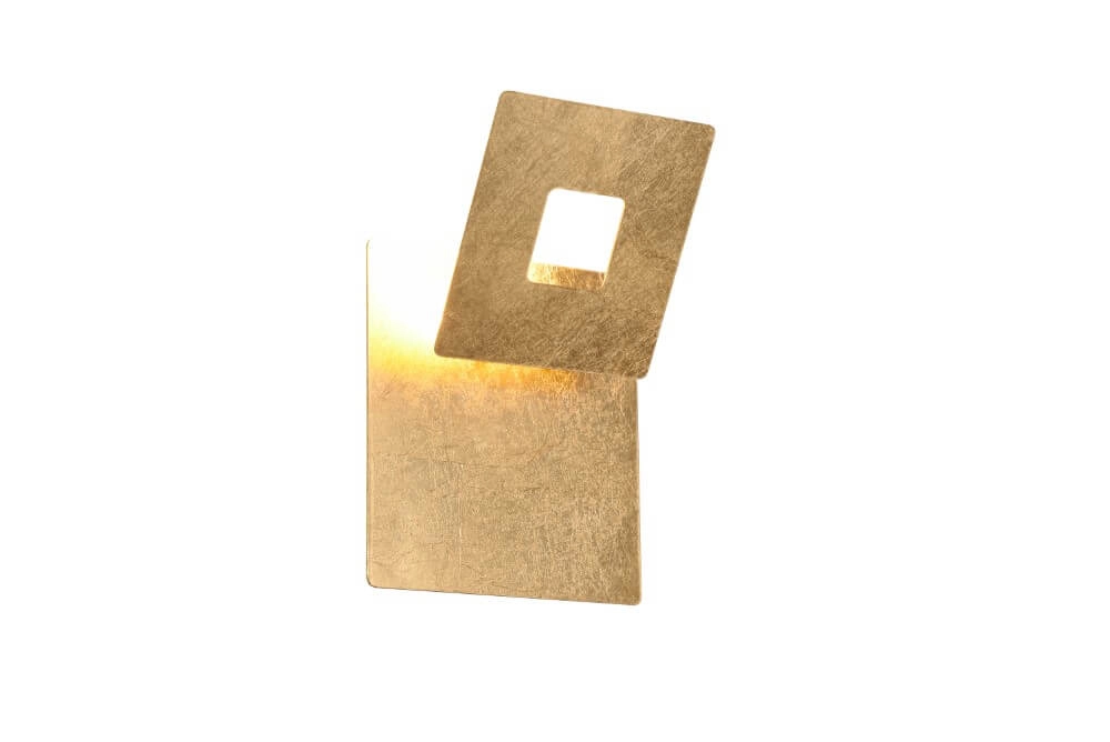 Verstellbare Wandleuchte Leano quadratisch 18 x 18 cm Trio 4017807581058