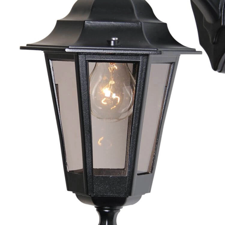 Classic wall lamp Berlusi Down black Franssen 8033239016735