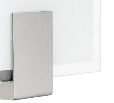Wandleuchte Sonian Square grau Brilliant 4004353058813
