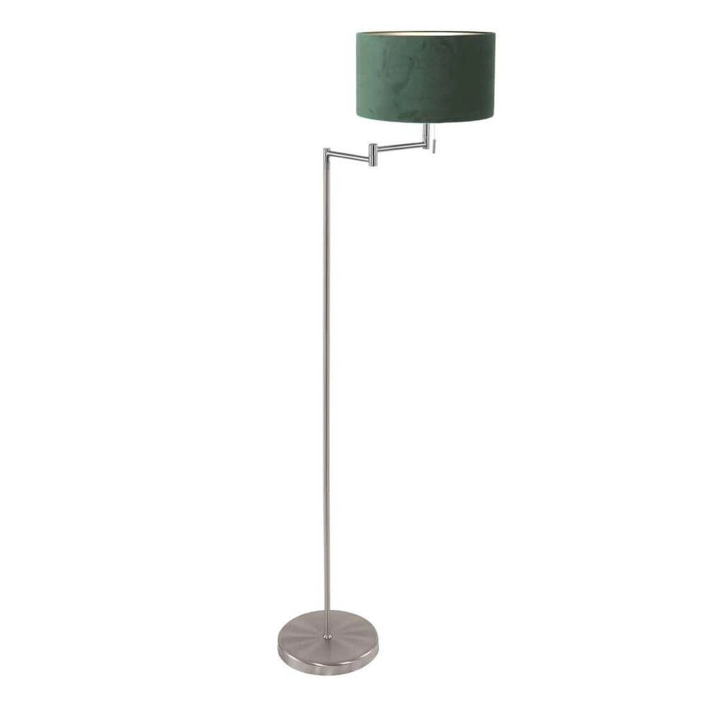 Stehlampe Bella Metall mit grüner Kappe