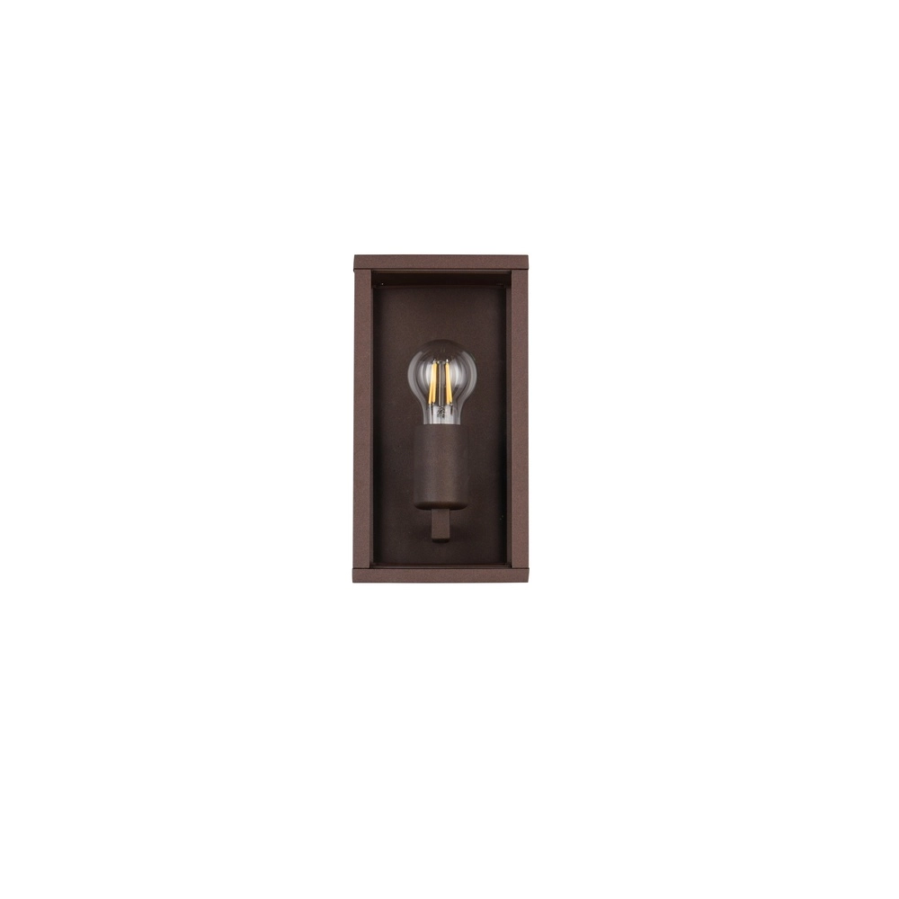 Moderne Wandlampe Garonne S rostbraun Trio 4017807687378