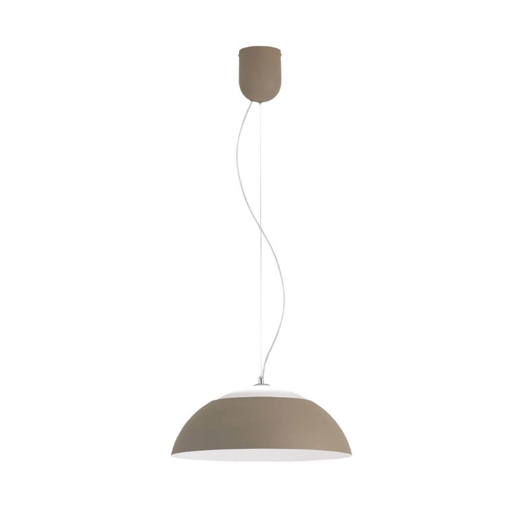 Hängelampe Marghera taupe Ø 44,5cm