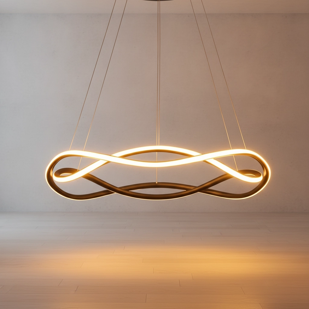 Design-Pendelleuchte Jinal schwarz Ø 80cm