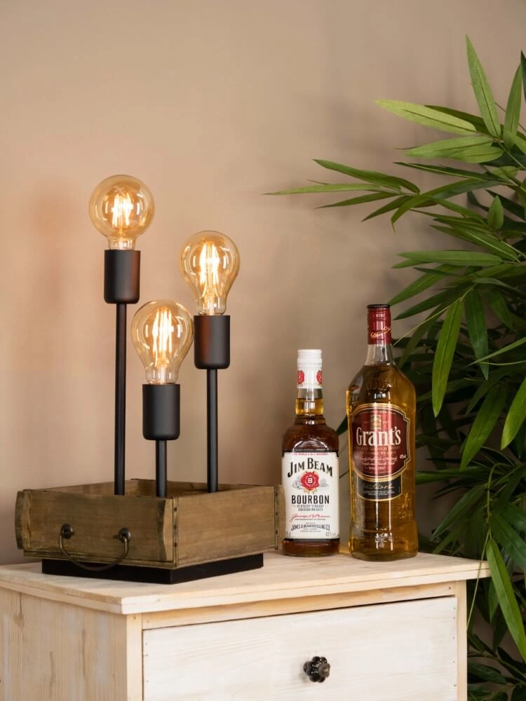 Tischlampe aus Holz Wootton Eglo 9002759435943