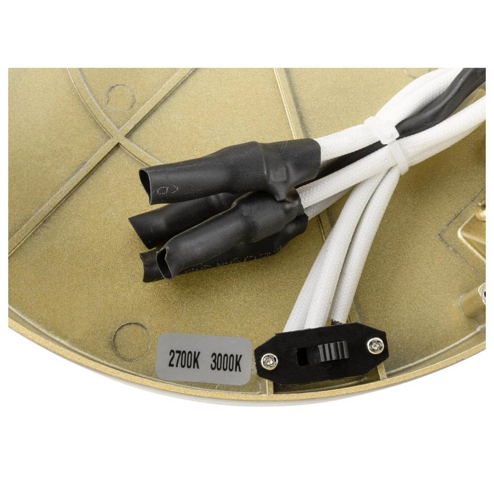 Schlanke Deckenleuchte One 40 gold Ø 40cm SLV 4024163298544