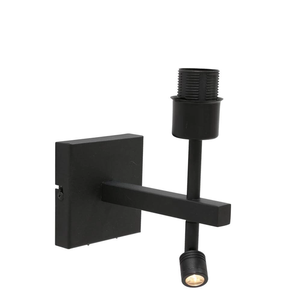 Wandleuchte Stang schwarz mit Bambus Steinhauer 8712746172003