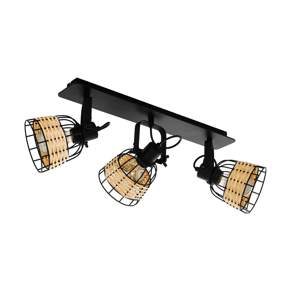Deckenleuchte Anwick 1 Rattan