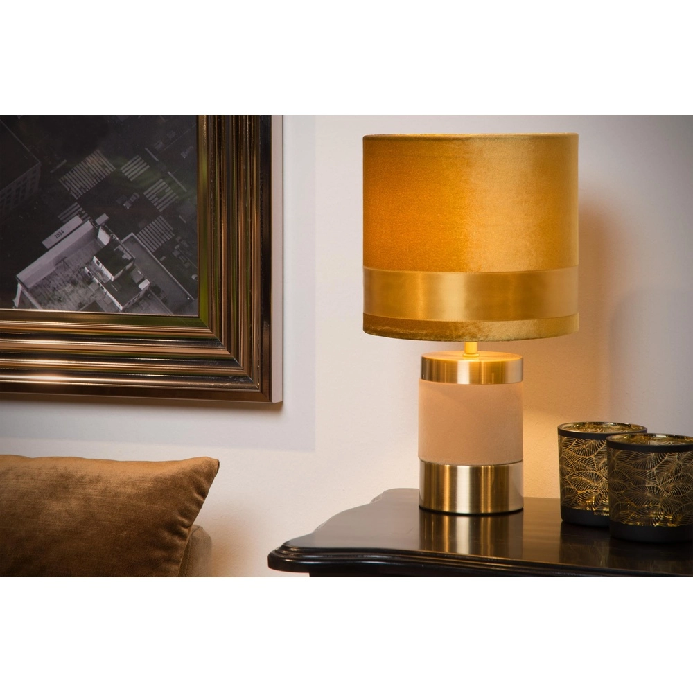 Design-Tischlampe Extravaganza Frizzle Gelb Lucide 5411212105264