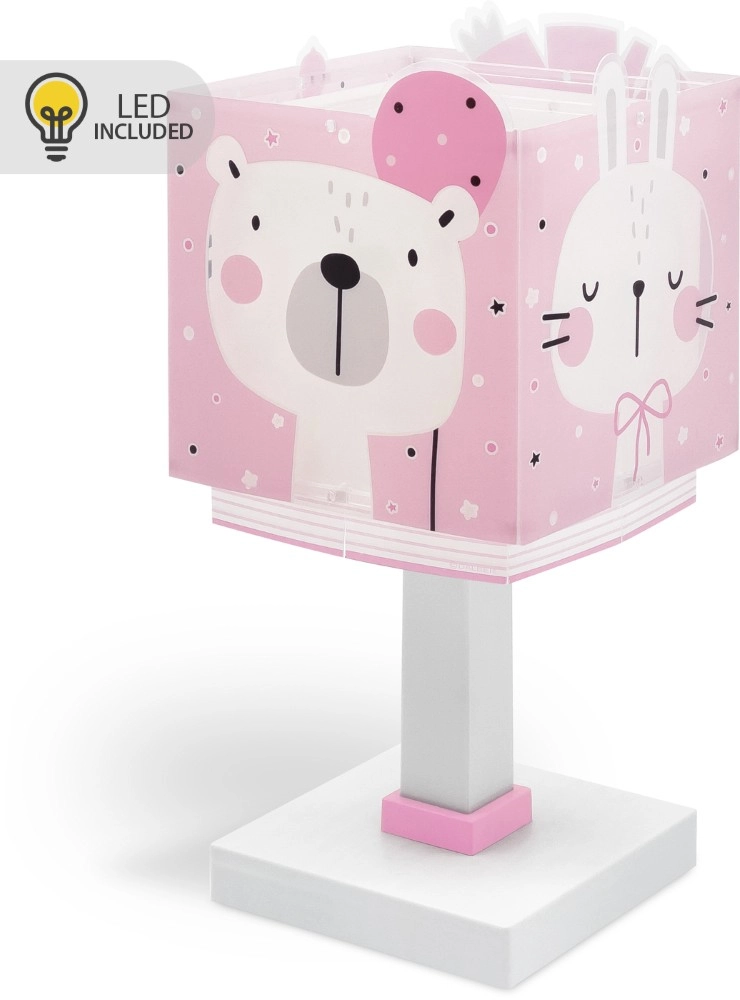Tischleuchte für Kinderzimmer Baby Jungle rosa Dalber 8420406002392
