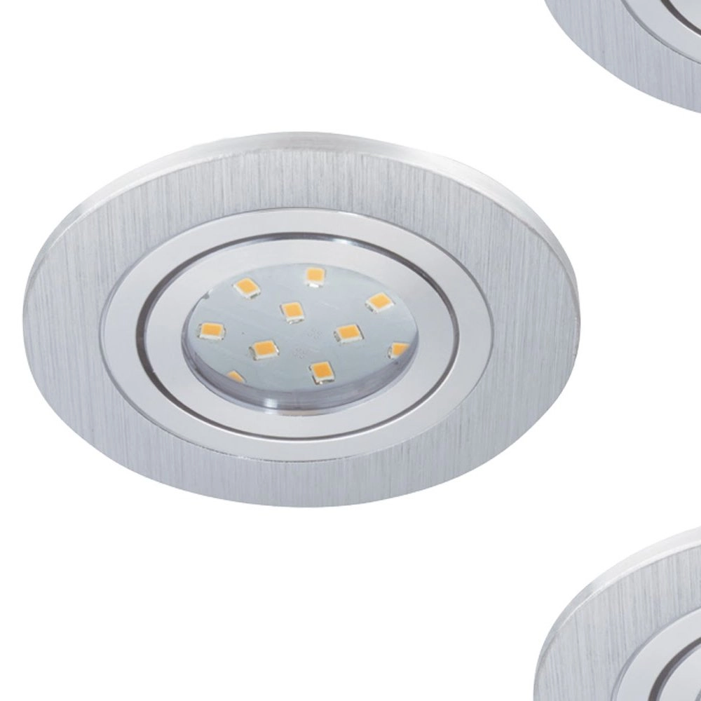 Scheinwerfer Areitio Round Set von 3 Metallgrau Eglo 9002759986391