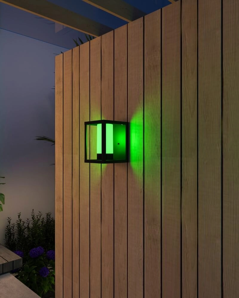 Intelligente Außenlampe Link Wall 21cm - schwarz Circle 8712879149576