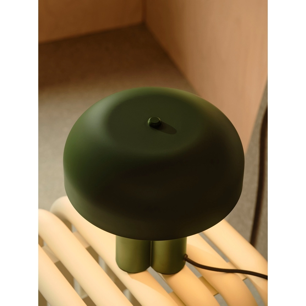 Japandi-Tischlampe Sandro  Dunkelgrün Nordlux 5704924027031