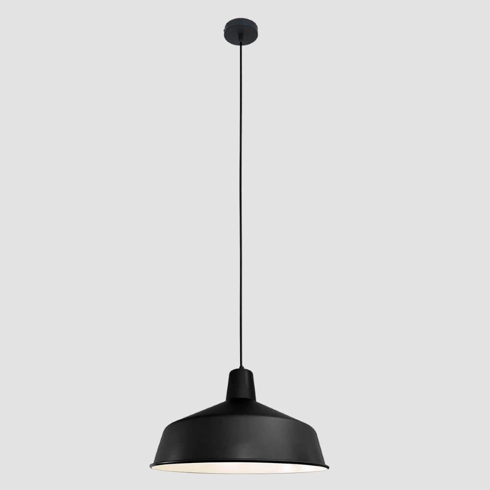 Ländliche Hängelampe Blackmoon Ø 40cm Steinhauer 8712746131000