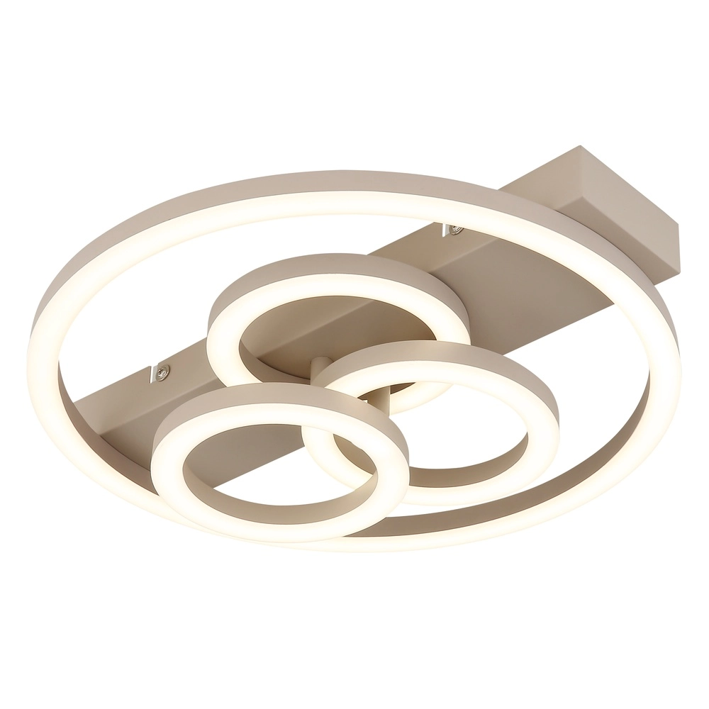 Einzigartige Deckenlampe Darryl Sandbraun