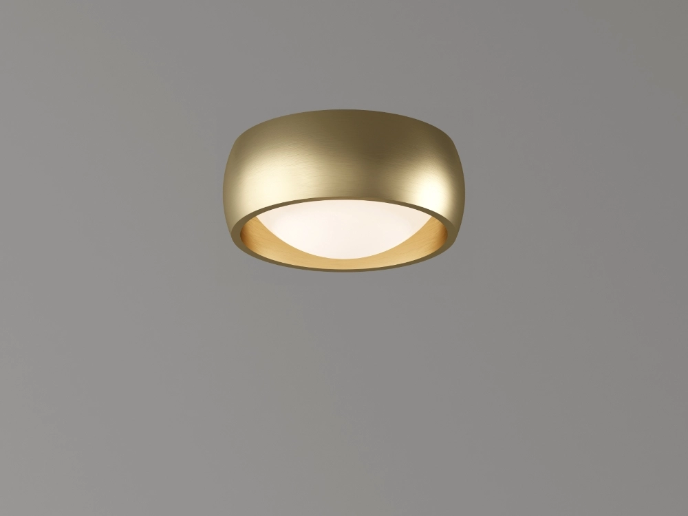 Elegante Deckenlampe Montana Ø15cm – Gebürstetes Gold Artdelight 8720701103955