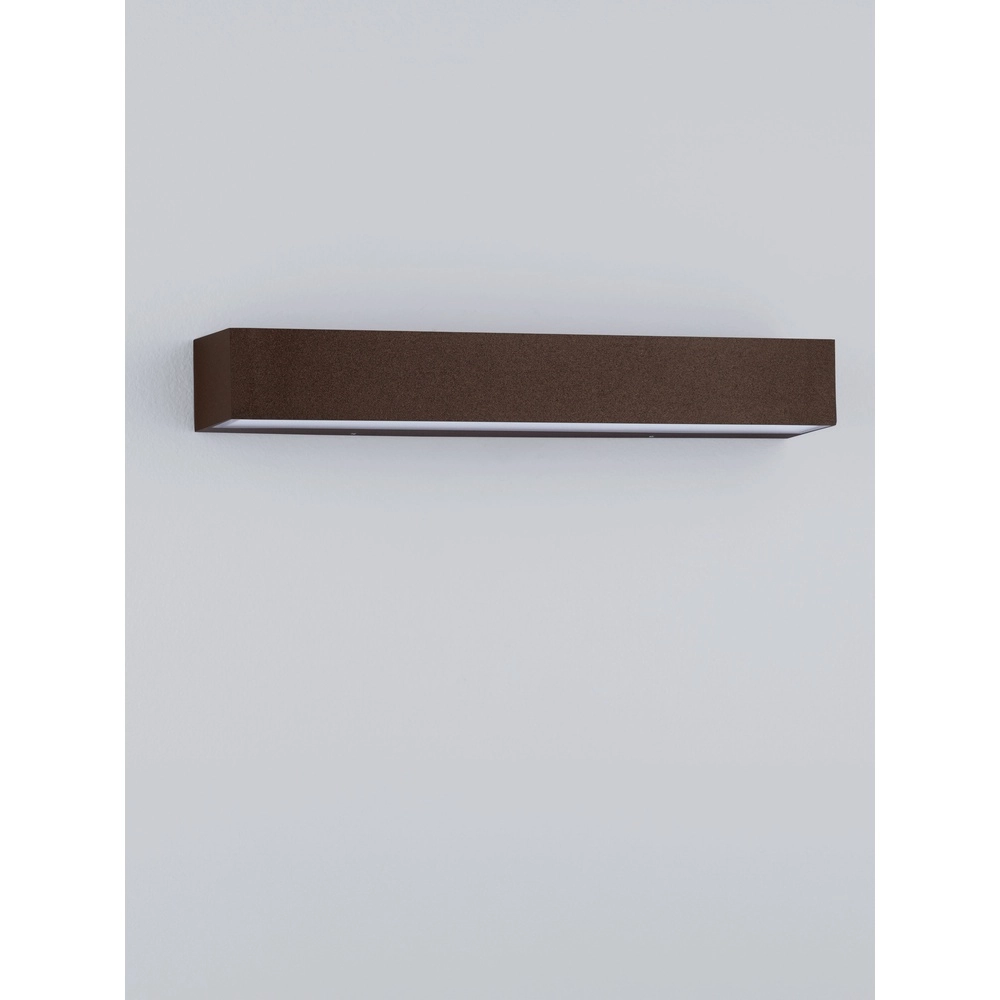 Elegante Wandlampe Lane rostbraun 36cm - 28W Lyora 5212017496836