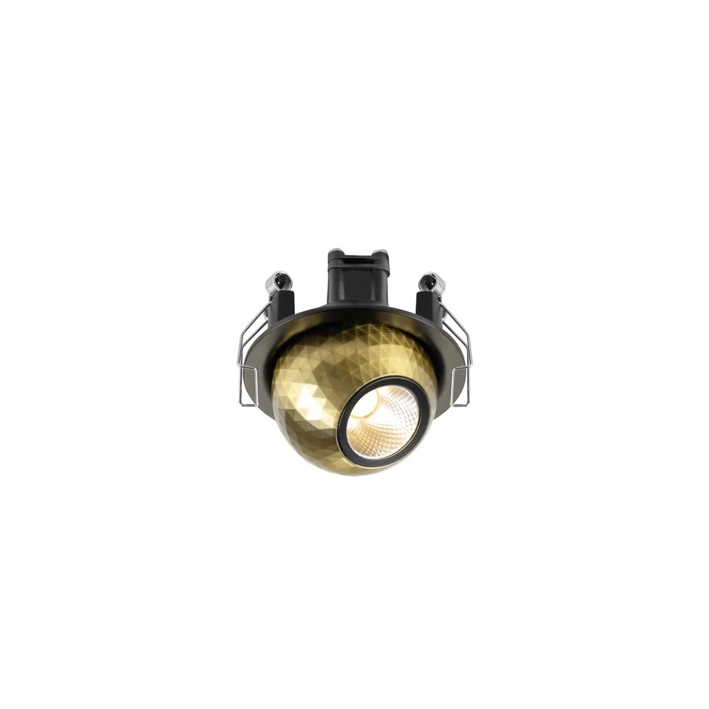 Einbaustrahler Dysko schwarz mit gold SLV 4024163316712
