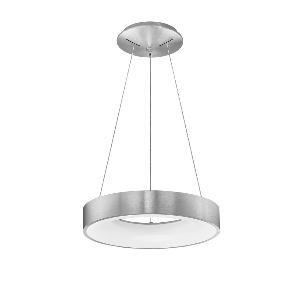 Pendelleuchte Rando Thin silbergrau Ø 38cm Lyora 5212017420183