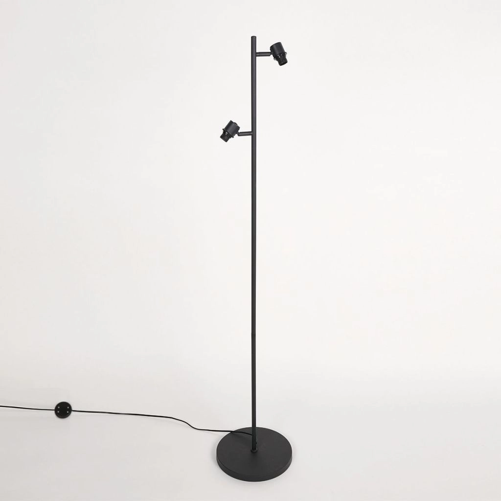 Stehlampe 2-Leuchten Sumba mit Bambusschirmen Ø12 cm Steinhauer 8712746182866