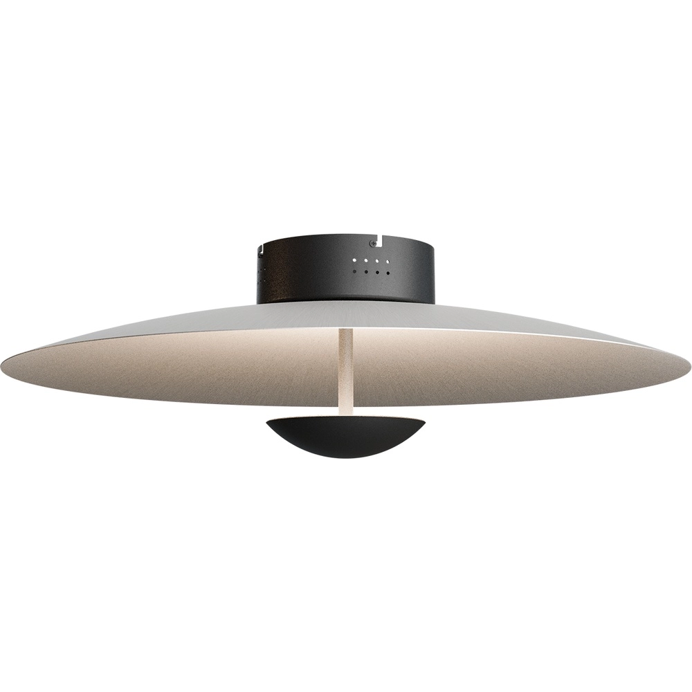 Deckenlampe Scala Ø 60 cm schwarz mit Nickel