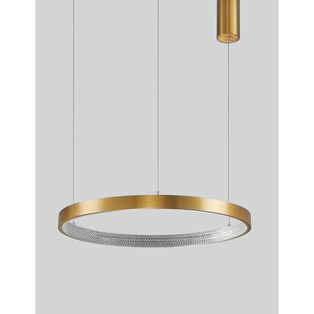 Pendelleuchte Preston gold Ø 60cm Lyora 5212017424075