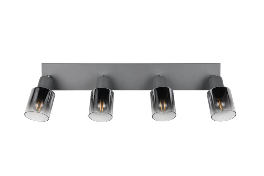 4-flammige Deckenleuchte Cadiz Schwarz Trio 4017807615784