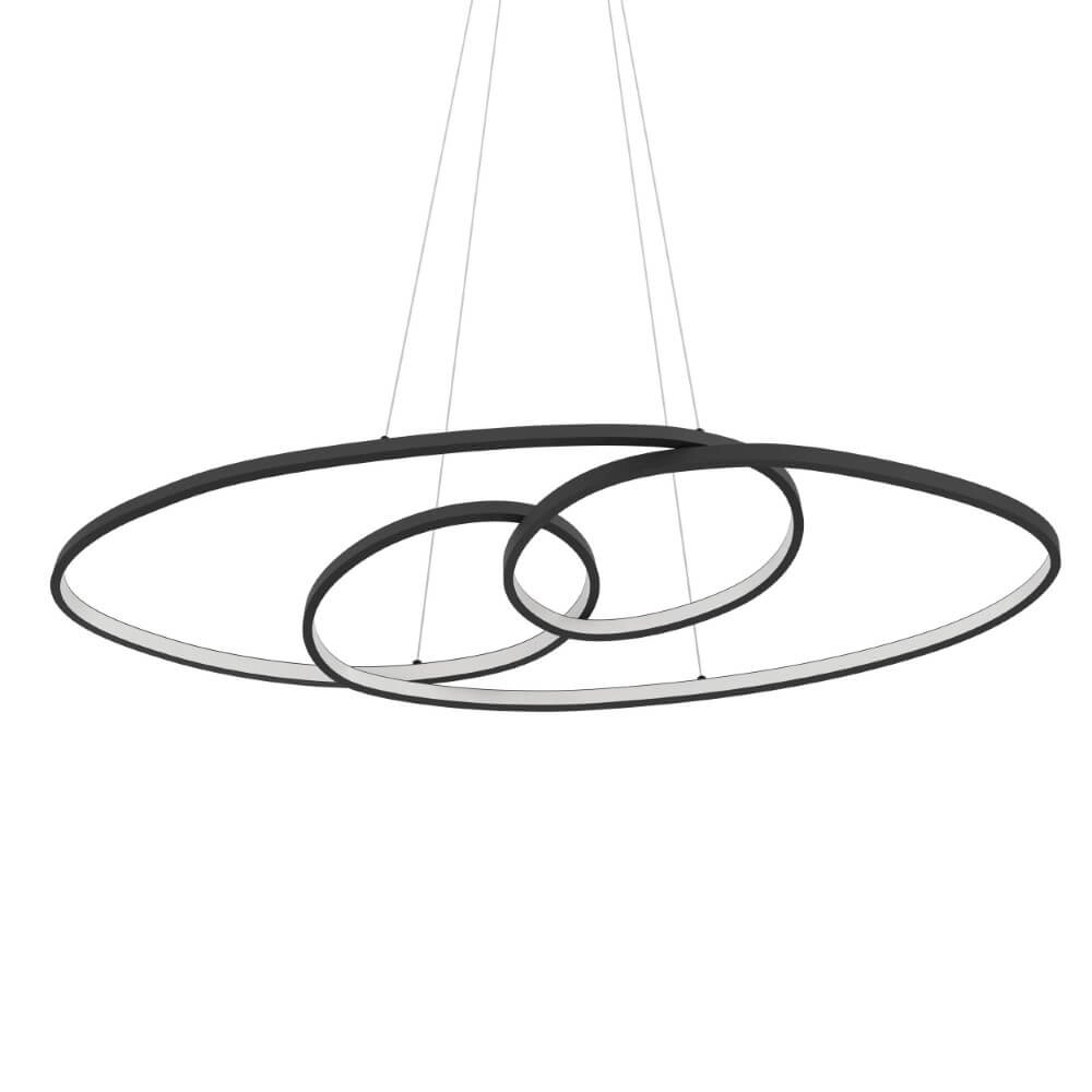 Schwarze LED-Hängelampe Gianella Eglo 9008606275014