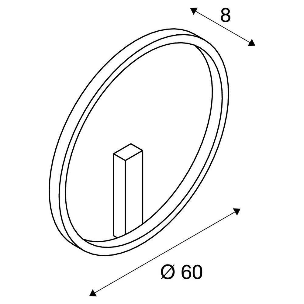 LED-Wandleuchte One Ø 60cm SLV 4024163231121