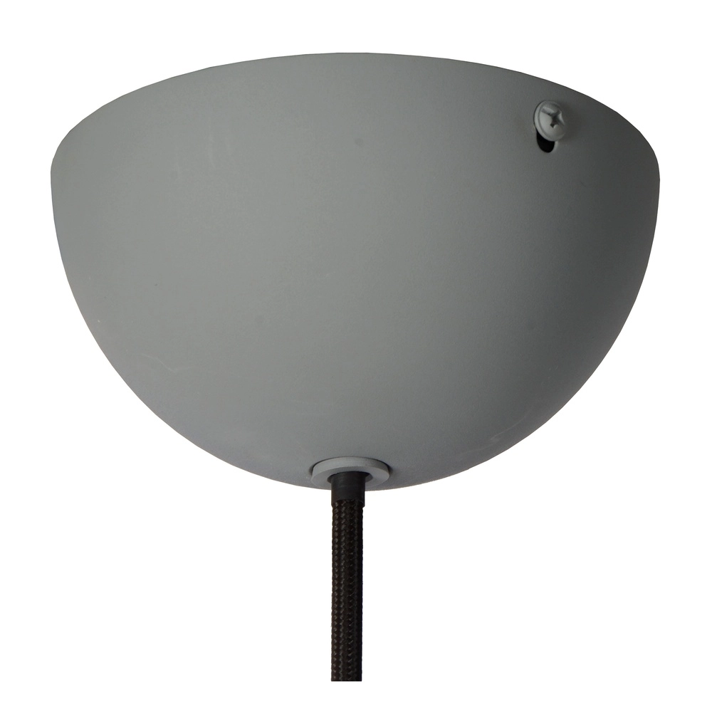 Moderne graue Beton-Pendellampe Akron Ø 50cm - 1x E27 Premium by Lucide 5411212202109