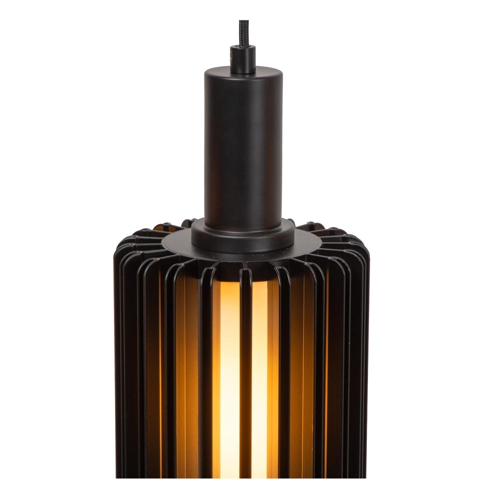 5-Licht Pendellampe Lambres Straight Black Lucide 5411212452962