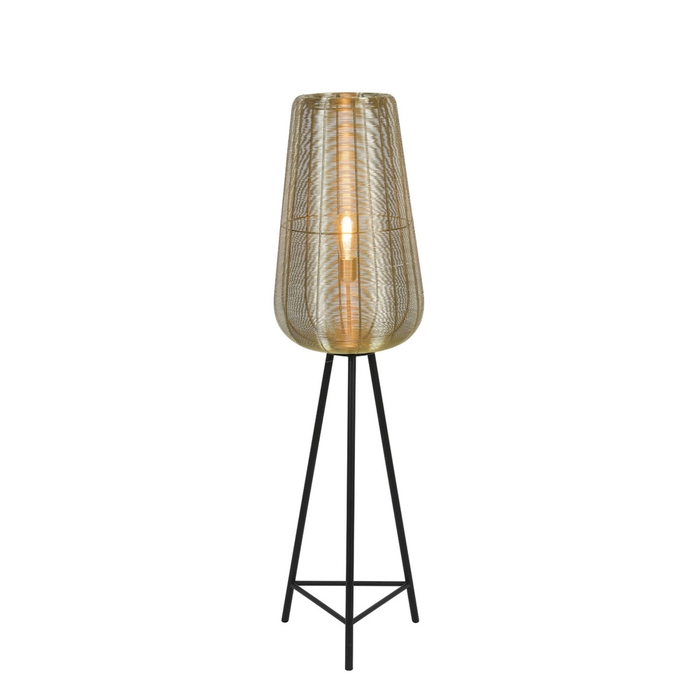 Stativ-Bodenlampe Adeta Gold 135 cm Light & Living 8717807601294