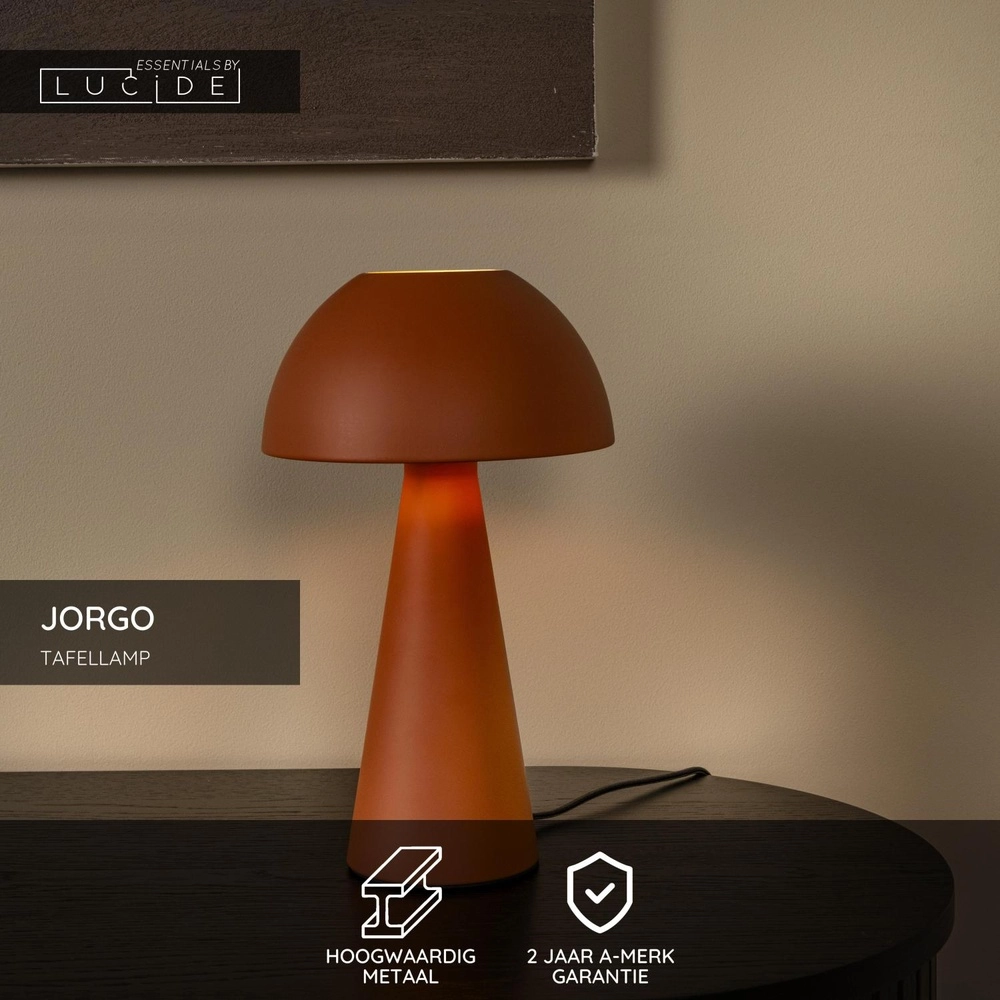 Terrakotta-Tischlampe Jorgo Konstruktion Lucide 5411212650252