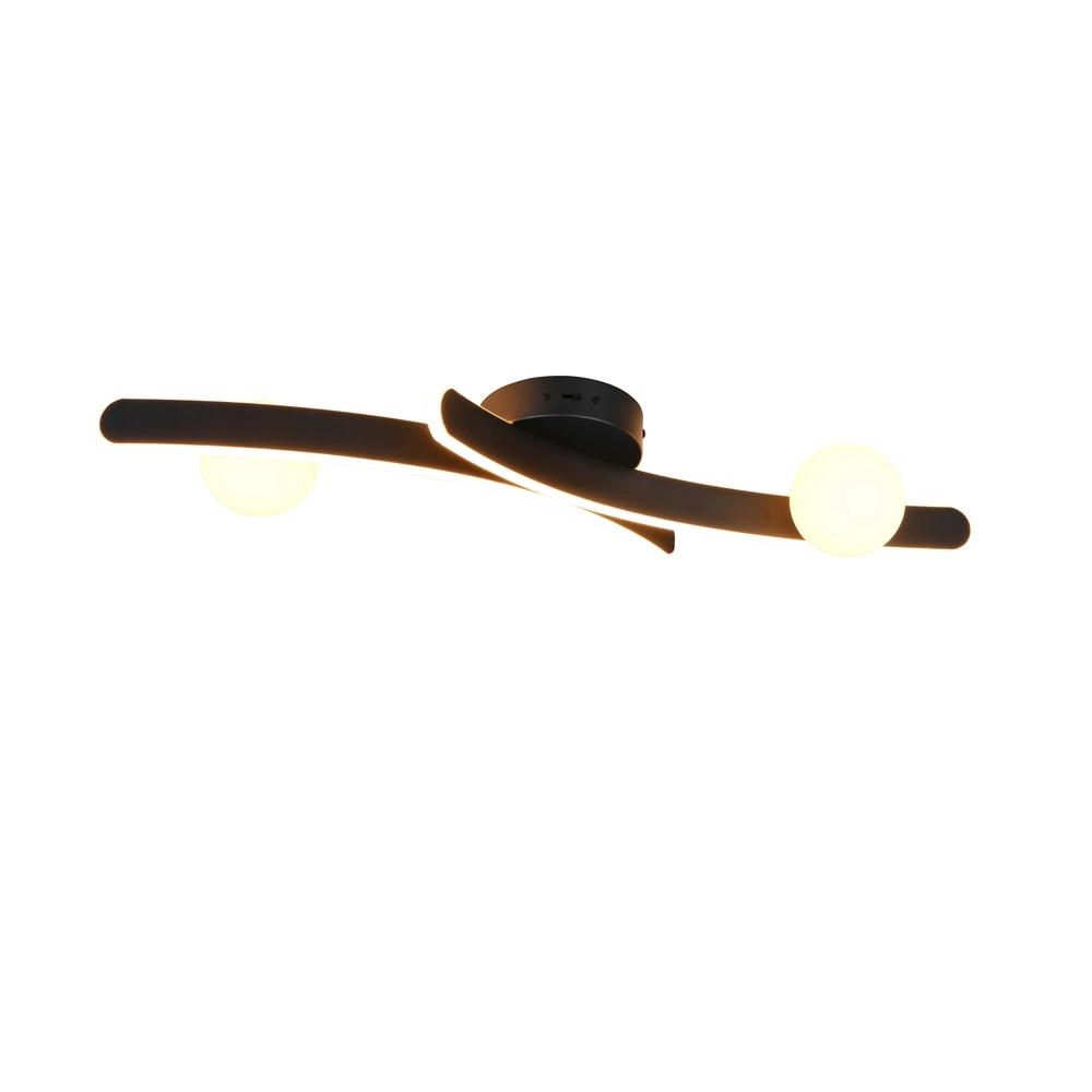 Design-Deckenlampe Napoli Schwarz Trio 4017807683455