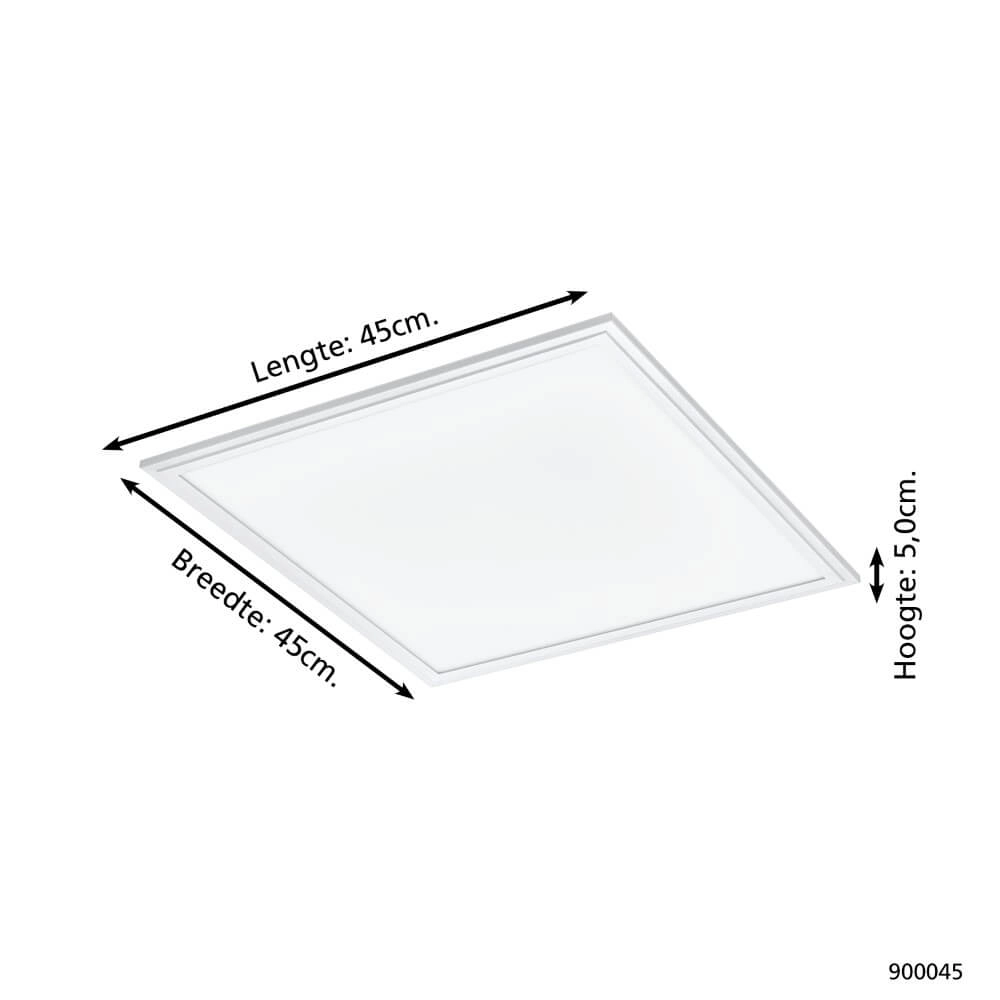 Deckenlampe Zigbee Salobrena-Z 45x45cm weiß Eglo 9008606221820